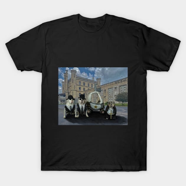 We're on a mission from God T-Shirt by TeamPitCrewDogs